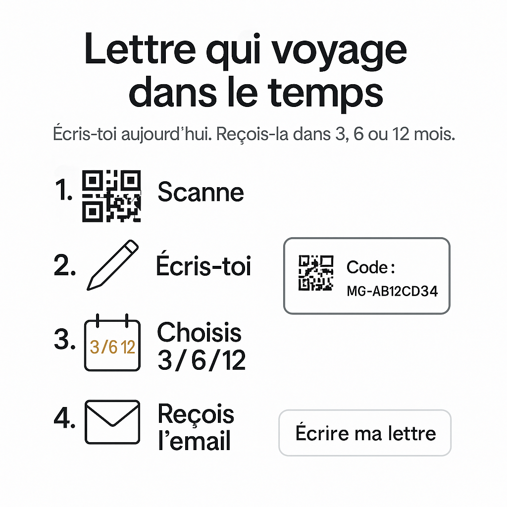 Le bruit que fait la vie quand elle s'écroule + Lettre voyage dans le temps